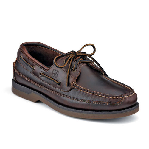 Sperry Top-Sider Men's Mako 2-Eye Canoe Moc Boat Shoe Amaretto