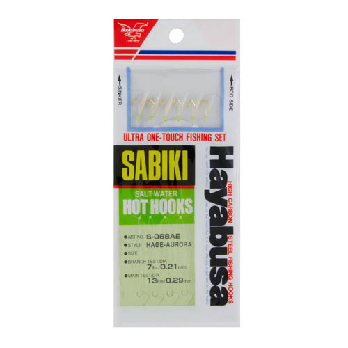 Hayabusa Sabiki Rigs - Saltwater Hot Hooks (S-068AE)