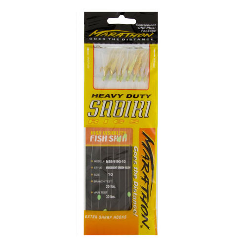 Marathon MSB-119GL Heavy Duty Sabiki Rig Size 14 Google Eyes Bait Fishing 3 Pack Marathon MSB-119GL Heavy Duty Sabiki Rig Size 14 Google Eyes Bait Fishing 3 Pack