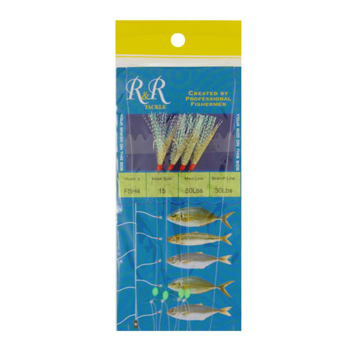 R&R Tackle Sabiki Rig - Blue Runner (FSH4)