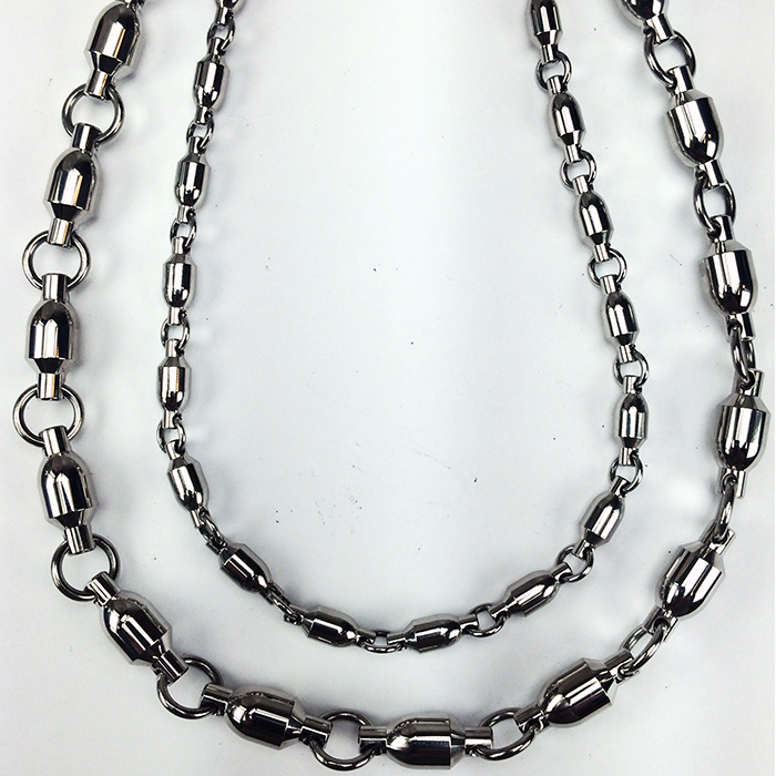 Guy Beard Designs Stainless Steel Swivel Necklaces and Bracelets